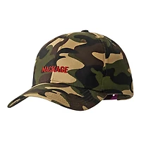 Mackage Anderson-camo Wool Camo Logo Baseball Cap In Camouflage Print, Size: O/s