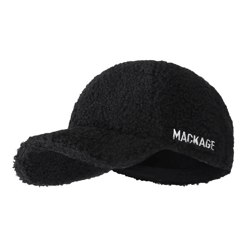 Mackage Anderson-td Sherpa Fleece Logo Baseball Cap Size: O/s