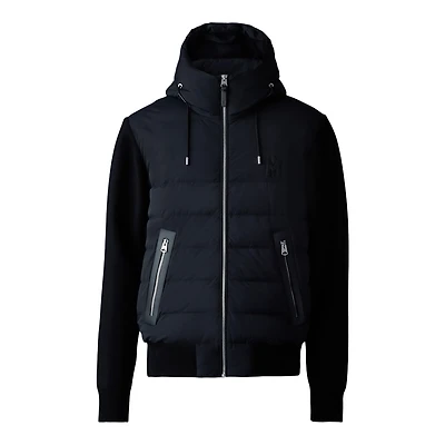 Mackage Andrew-z Mixed-media Light Down Jacket Black, Size:
