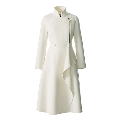 Mackage Annia Asymmetrical Wool Coat Size: