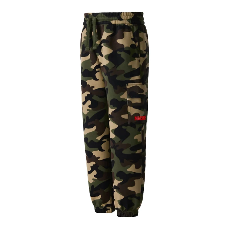 Mackage Archer-camo Double-face Jersey Camo Sweatpants For Kids (age 8-14) Camouflage Print, Size: