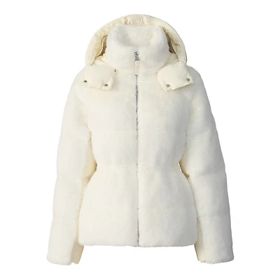 Mackage Cassidy Quilted Down Jacket With Removable Hood Size: