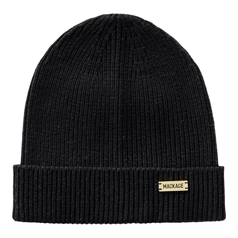 Mackage Dawson Fish Rib Knit Wool Blend Beanie Size: O/s