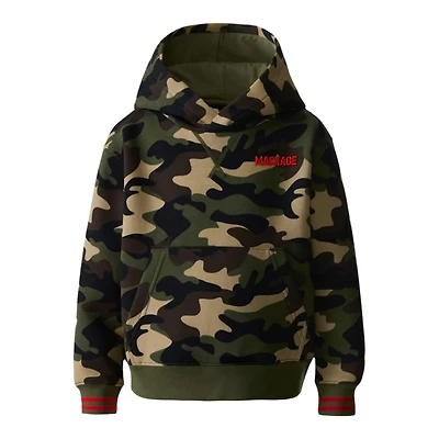 Mackage Dru-camo Camouflage Double-face Jersey Hoodie For Kids (8-14 Years) Print, Size: