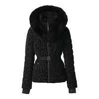 Mackage Elita-bxflp Down Ski Jacket With Flocked Shell Size: