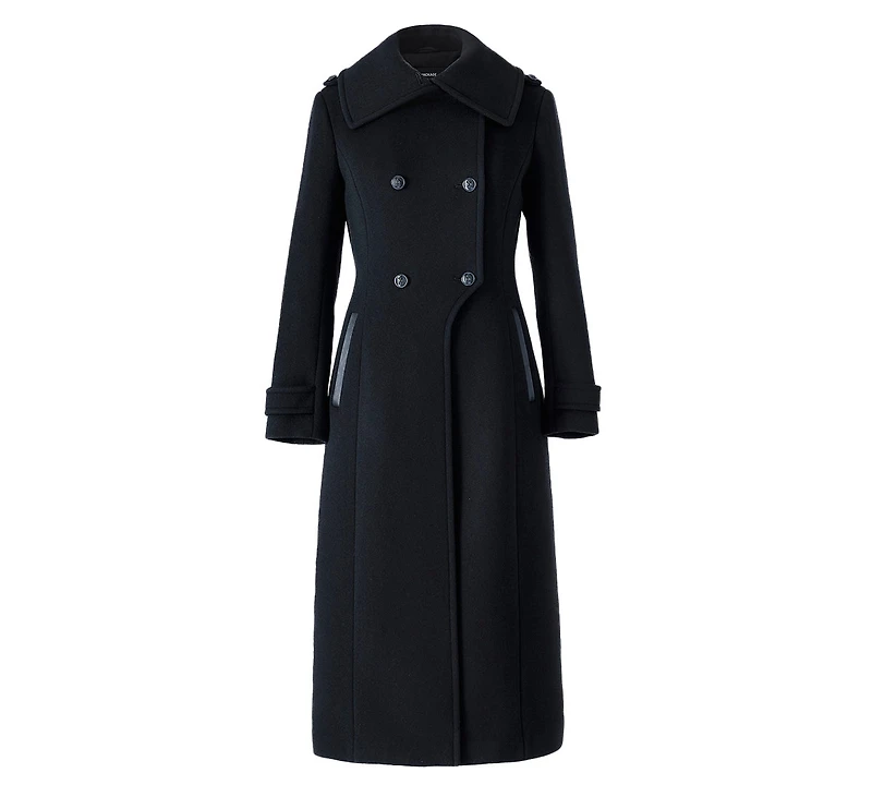 Mackage Elodie-r Double Face Wool Tailored Coat Size: