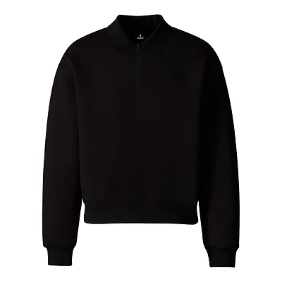 Mackage Felix Half-zip Double-face Jersey Sweater Size: