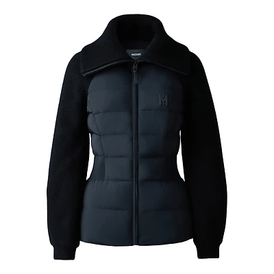 Mackage Foxy Light Down Mixed Media Jacket Size: