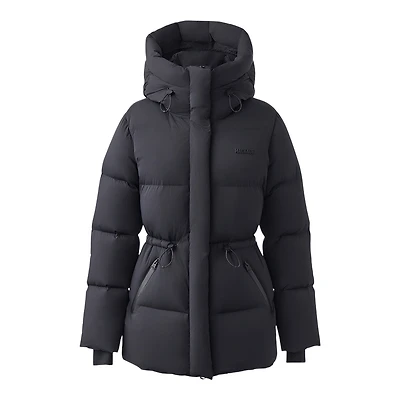 Mackage Freya-city Stretch Light Down Jacket Black, Size: