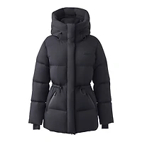 Mackage Freya-city Stretch Light Down Jacket Black, Size: