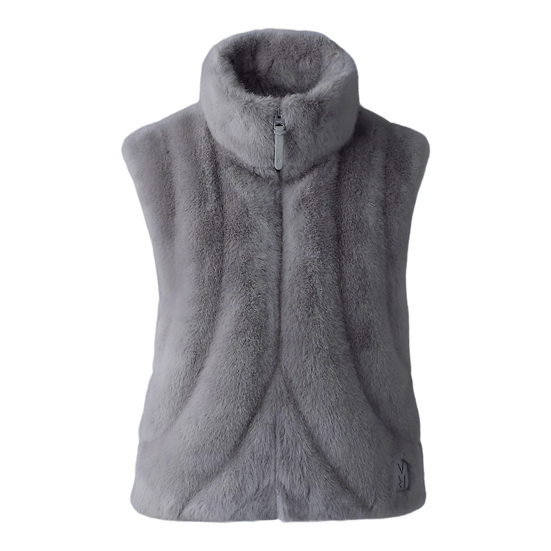Mackage Ginny Brushed Faux-fur Vest Size: