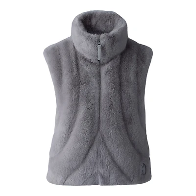 Mackage Ginny Brushed Faux-fur Vest Size: