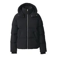 Mackage Greer-str Medium Down Jacket With Hood And Storm Visor Size: