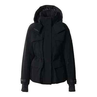 Mackage Iclyn-rz Medium Down Ski Jacket With Removable Hood Black, Size: