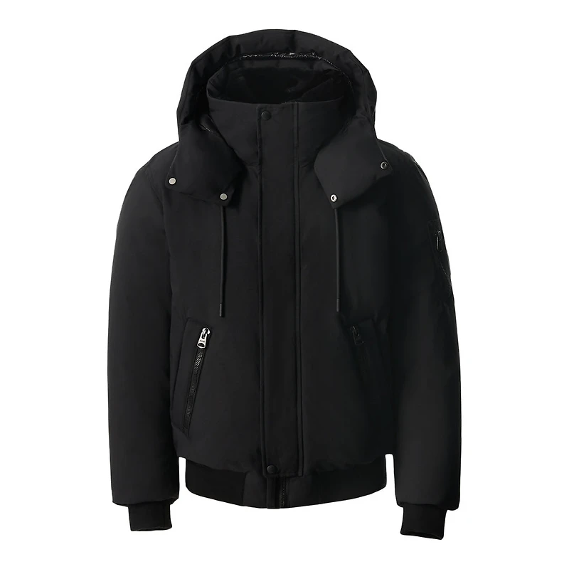 Mackage Iker 2-in-1 Down Bomber With Removable Shearling Bib Size:
