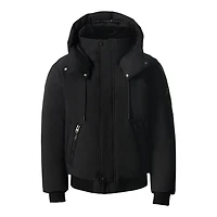 Mackage Iker 2-in-1 Down Bomber With Removable Shearling Bib Size: