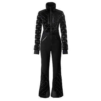 Mackage Inga Bonded Fleece Ski Suit Black, Size: