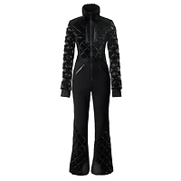 Mackage Inga Bonded Fleece Ski Suit Black, Size: