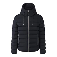 Mackage Jack-z Agile-360 Stretch Light Down Jacket With Hood Black, Size: