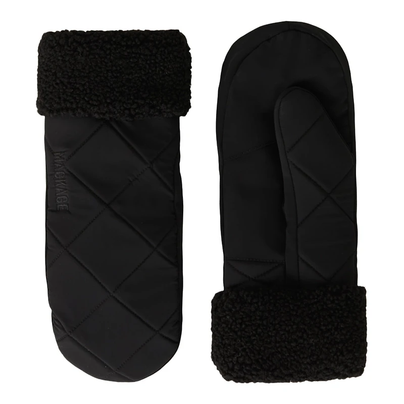 Mackage Jazmina-ski Quilted Ski Mittens With Fleece Lining Size: