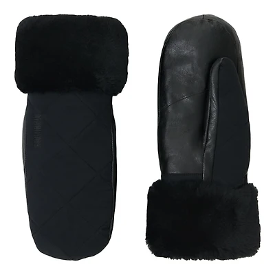 Mackage Jazmina Quilted Mittens With Fleece Lining Size: