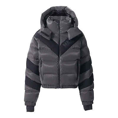 Mackage Kairi-glo High-gloss Down Ski Jacket With Chevron Design Size: