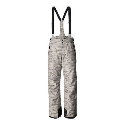 Mackage Kenyon-jc Camo Ski Pants With Removable Suspenders Grey, Size: