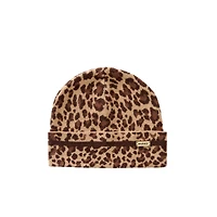 Mackage Kiko-a Leopard Jacquard Toque In Cheetah, Size: O/s