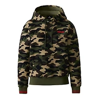 Mackage Krystiana-camo Double-face Jersey Hoodie With Camo Print Camouflage Print, Size: