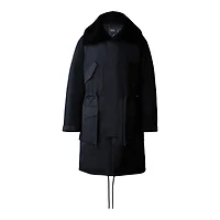 Mackage Leon Shearling Collar Down Parka Size: