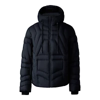 Mackage Luke Softwash Geometrical Channel Quilt Down Jacket Size:
