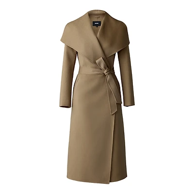 Mackage Mai-cn Double-face Wool Wrap Coat Size: