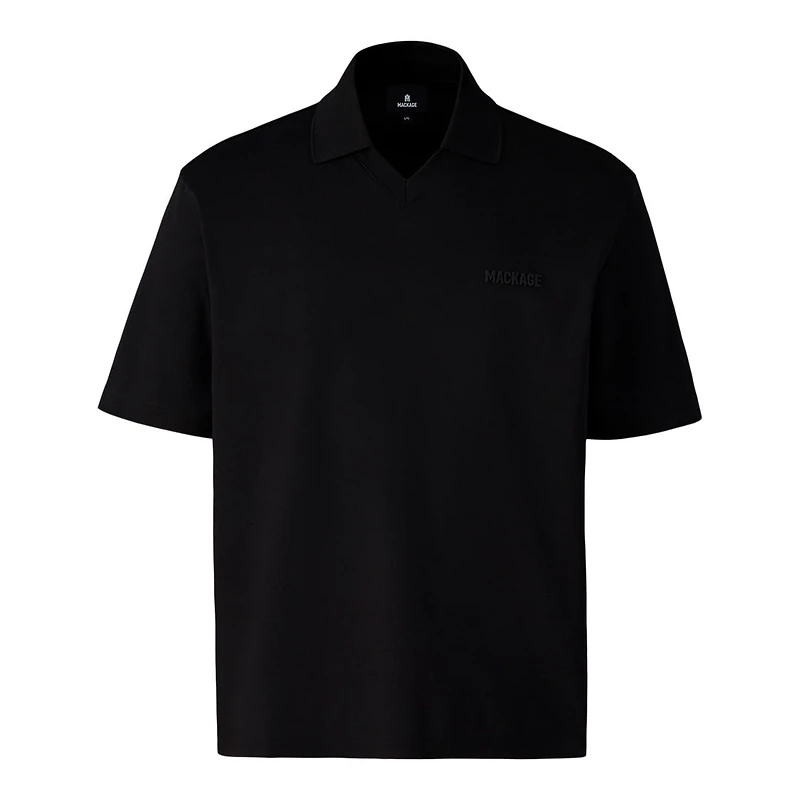 Mackage Marco Organic Cotton Polo Size: