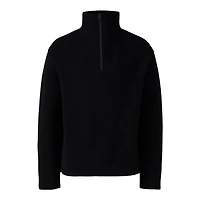 Mackage Mario Fisherman Rib Quarter-zip Pullover Size:
