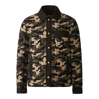 Mackage Mateo-camo Camo Light Down Jacket Camouflage Print, Size: