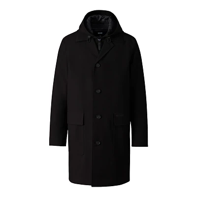 Mackage Mathias 3-in-1 Balmacaan Coat With Removable Down Liner Size: