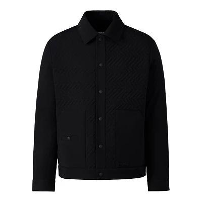 Mackage Maxwell Quilted Down Shirt Jacket Size:
