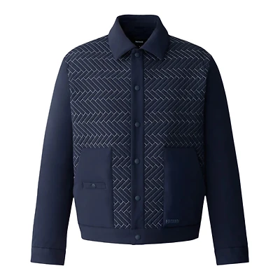 Mackage Maxwell Quilted Down Shirt Jacket Size: