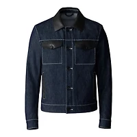 Mackage Nash-dnm Denim Trucker Jacket, Size: