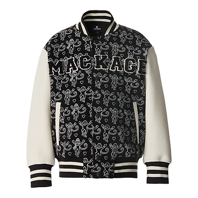Mackage Nels-rr Varsity Bomber Jacket For Kids (8-14 Years) — X Roller Rabbit Size: