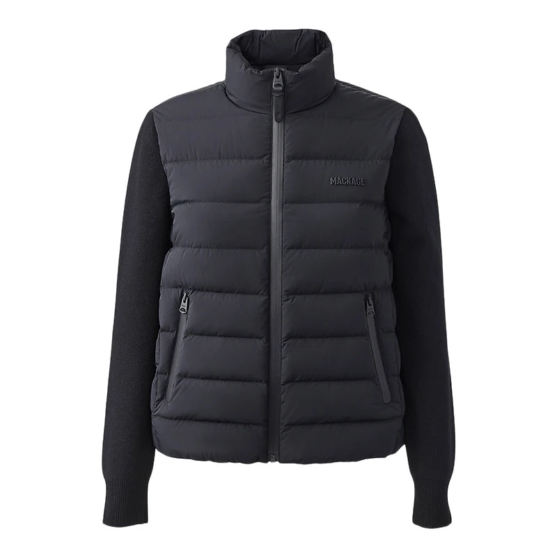Mackage Oceane-cityz Light Down Mixed-media Jacket Size: