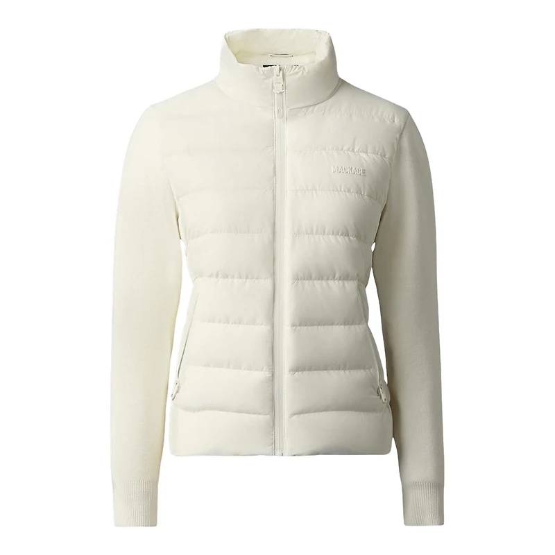 Mackage Oceane-cityz Light Down Mixed-media Jacket Size: