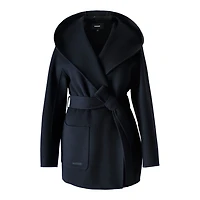 Mackage Paya Wool Wrap Coat With Sash Belt Size: