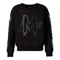 Mackage Sawyer-nv Double-face Jersey Graphic Sweatshirt For Kids (8-14 Years) Black, Size: