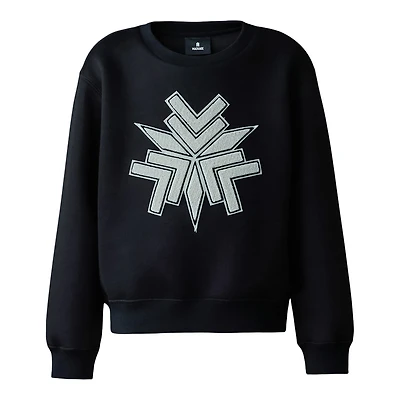 Mackage Sawyer-tsf Double-face Jersey Snowflake Sweater For Toddlers (2-6 Years) Black, Size: