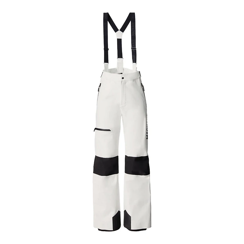 Mackage Silvana 3-layer Ski Pants With Suspenders Off White, Size: