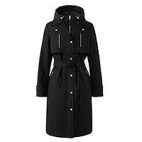 Mackage Siobhan Down Trench Coat With Removable Bib Size: