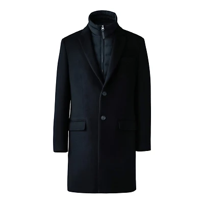 Mackage Skai-slb 3-in-1 Wool Coat With Removable Down Liner Size: