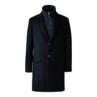 Mackage Skai-slb 3-in-1 Wool Coat With Removable Down Liner Size: