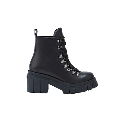 Mackage Summit Unlined (r) Leather Ankle Boot For Women Black, Size: